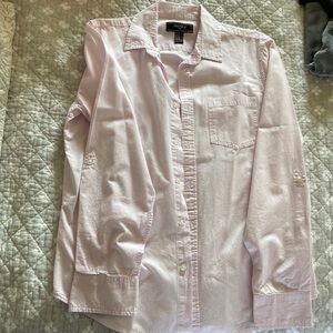 Mens Forever 21 Light Pink Button up